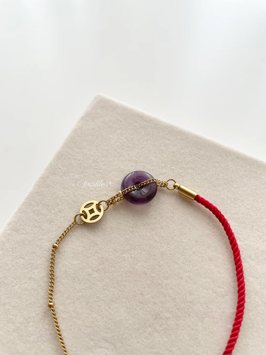 gb553 Purple Jade bracelet