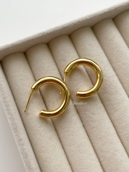 ge1468 Gold earrings