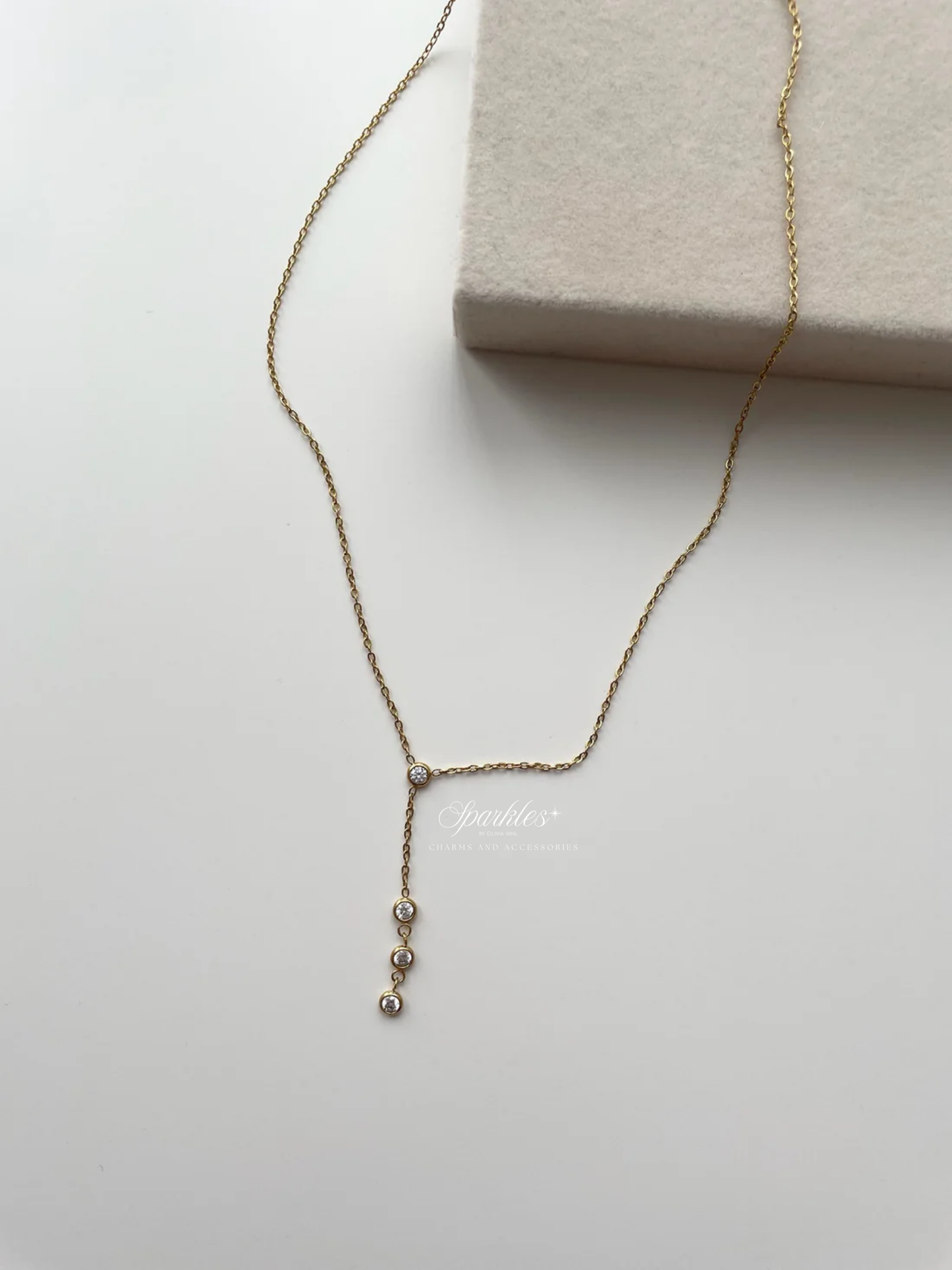 gn839 Gem gold necklace