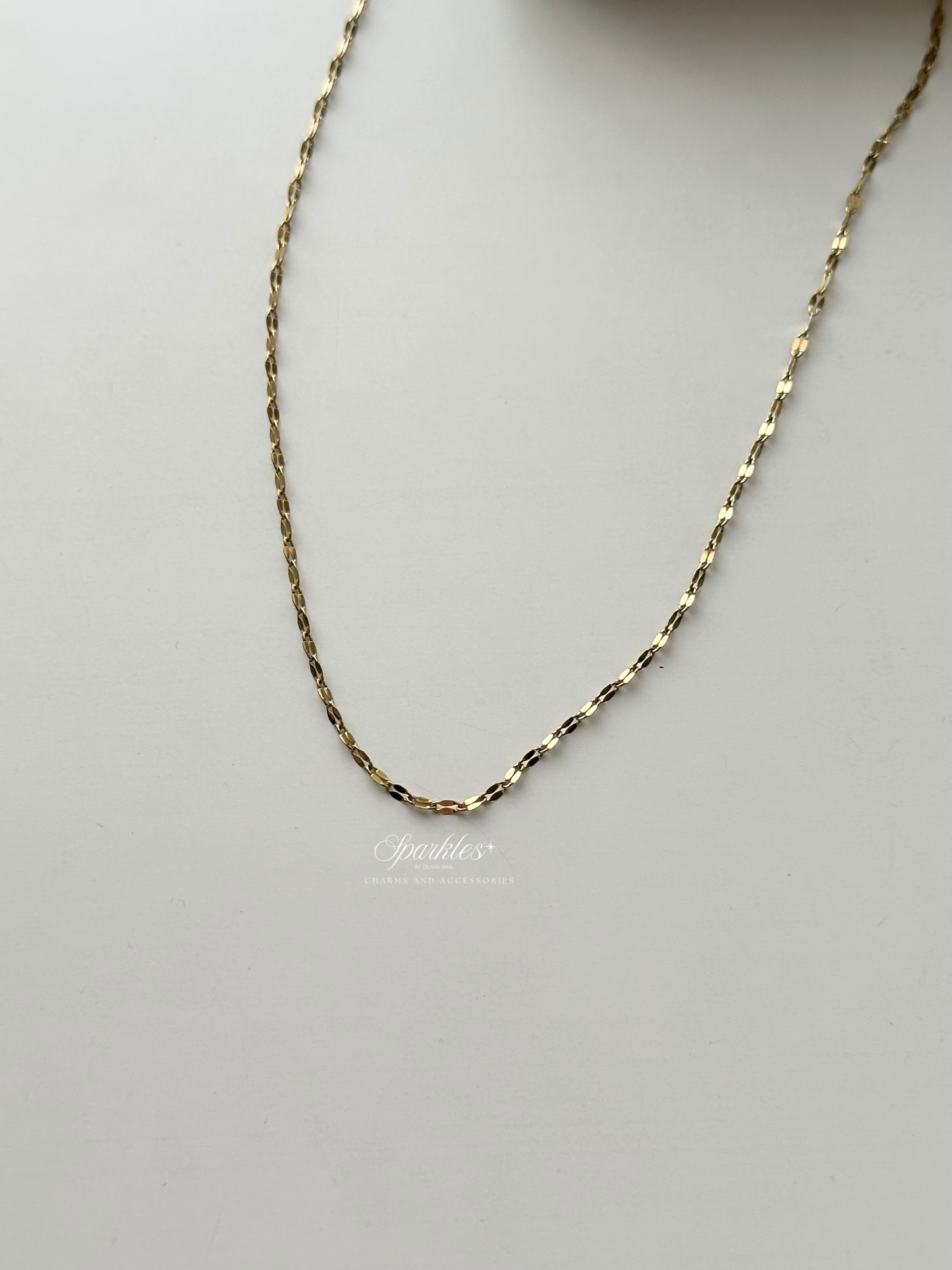 gn894 (17 inches gold dancing chain)