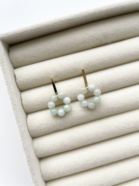 Jade11 Jade Beaded Earrings