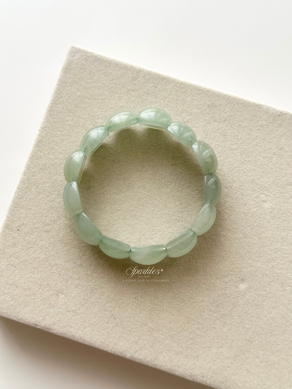 lucky9 square aventurine bracelet with sizes