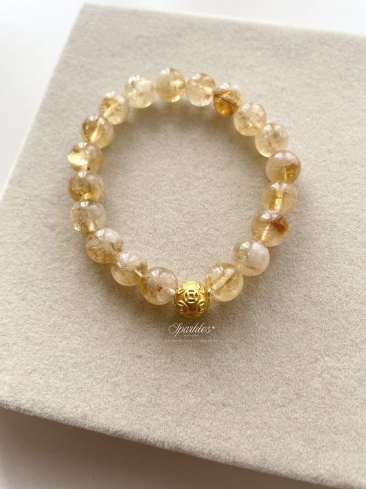 MB8 Moneyball in Citrine Stone Bracelet