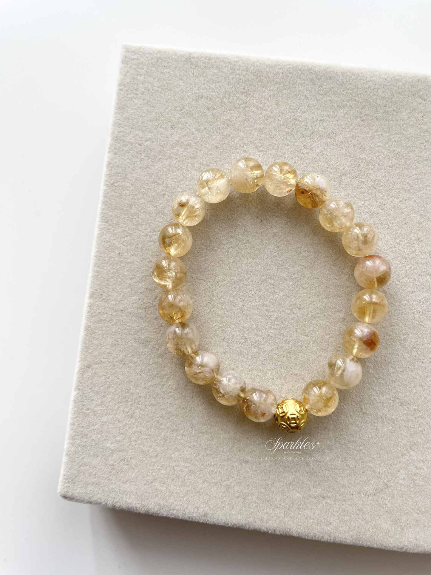 MB8 Moneyball in Citrine Stone Bracelet