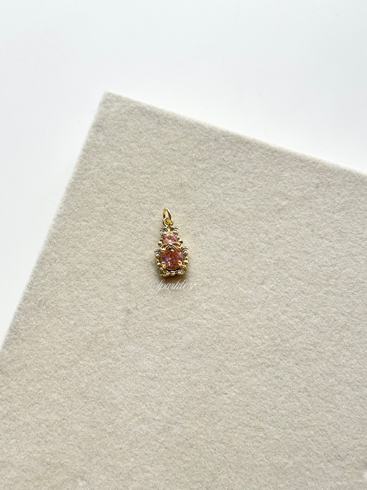 Hulu with Pink Sapphire Stone Pendant pendant29