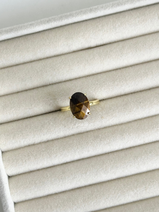 Pr10 Opal Tiger's Eye Ring