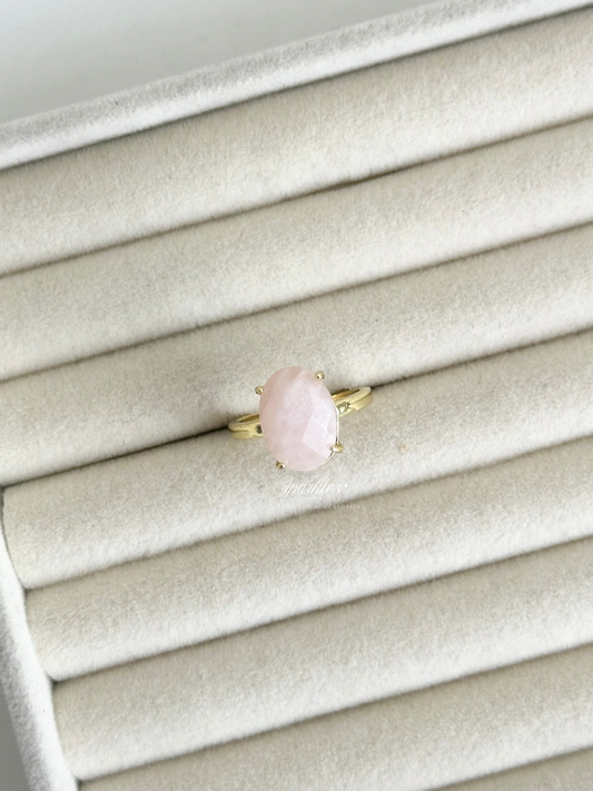 Pr11 Opal Rose Quartz Ring