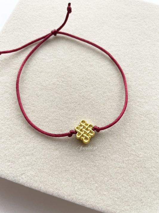 Red String Mystic Knot Bracelet (Freesize)