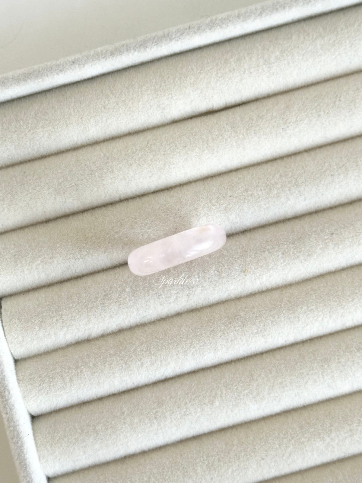 ring25 Rose Quartz Gem Ring with sizes