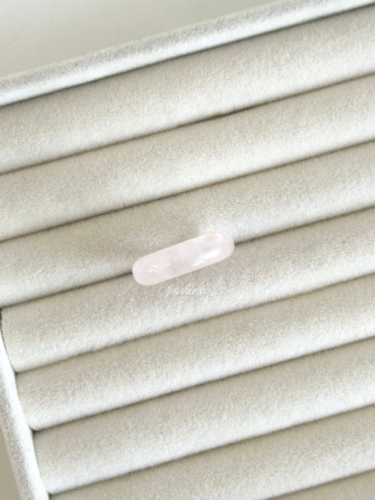 ring25 Rose Quartz Gem Ring with sizes
