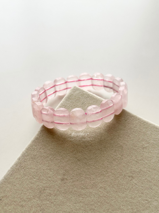 Rose9 Rose Quartz Anniversary Exclusive Bracelet with Sizes