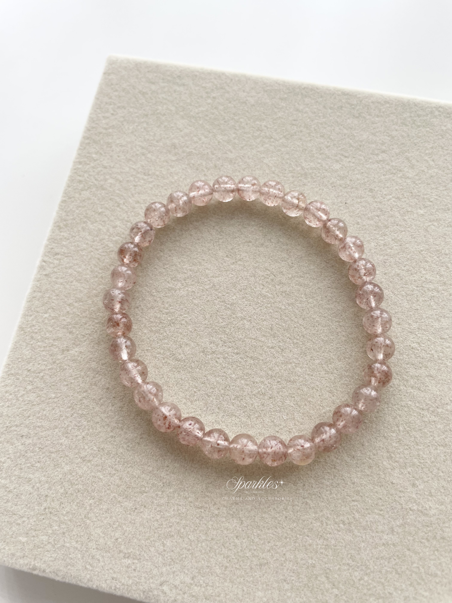 Sel38 Strawberry Quartz Stones with Sizes