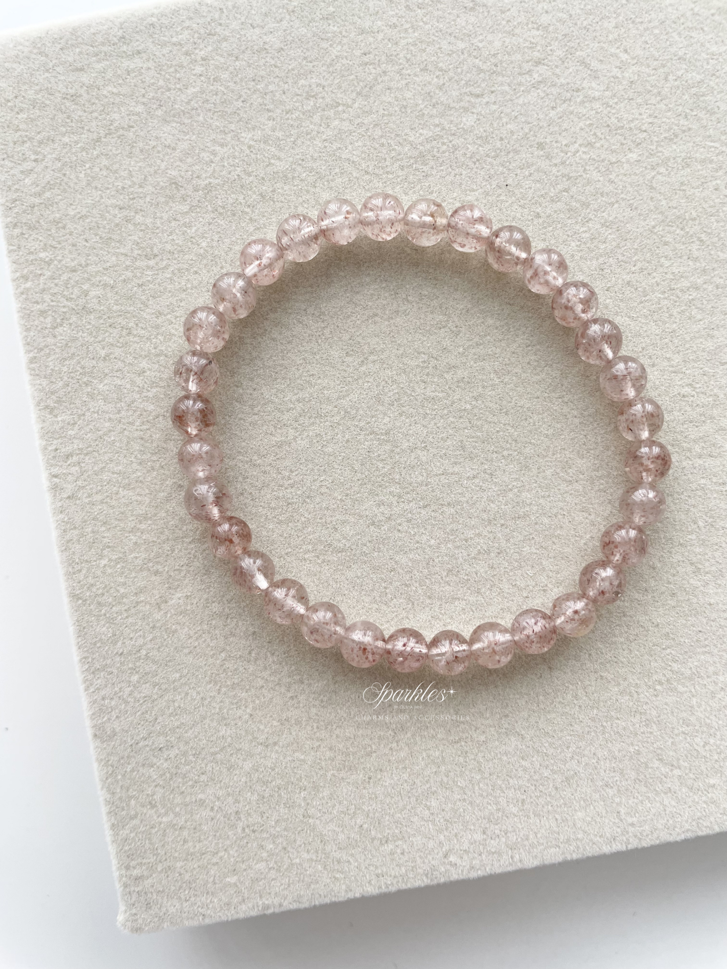 Sel38 Strawberry Quartz Stones with Sizes
