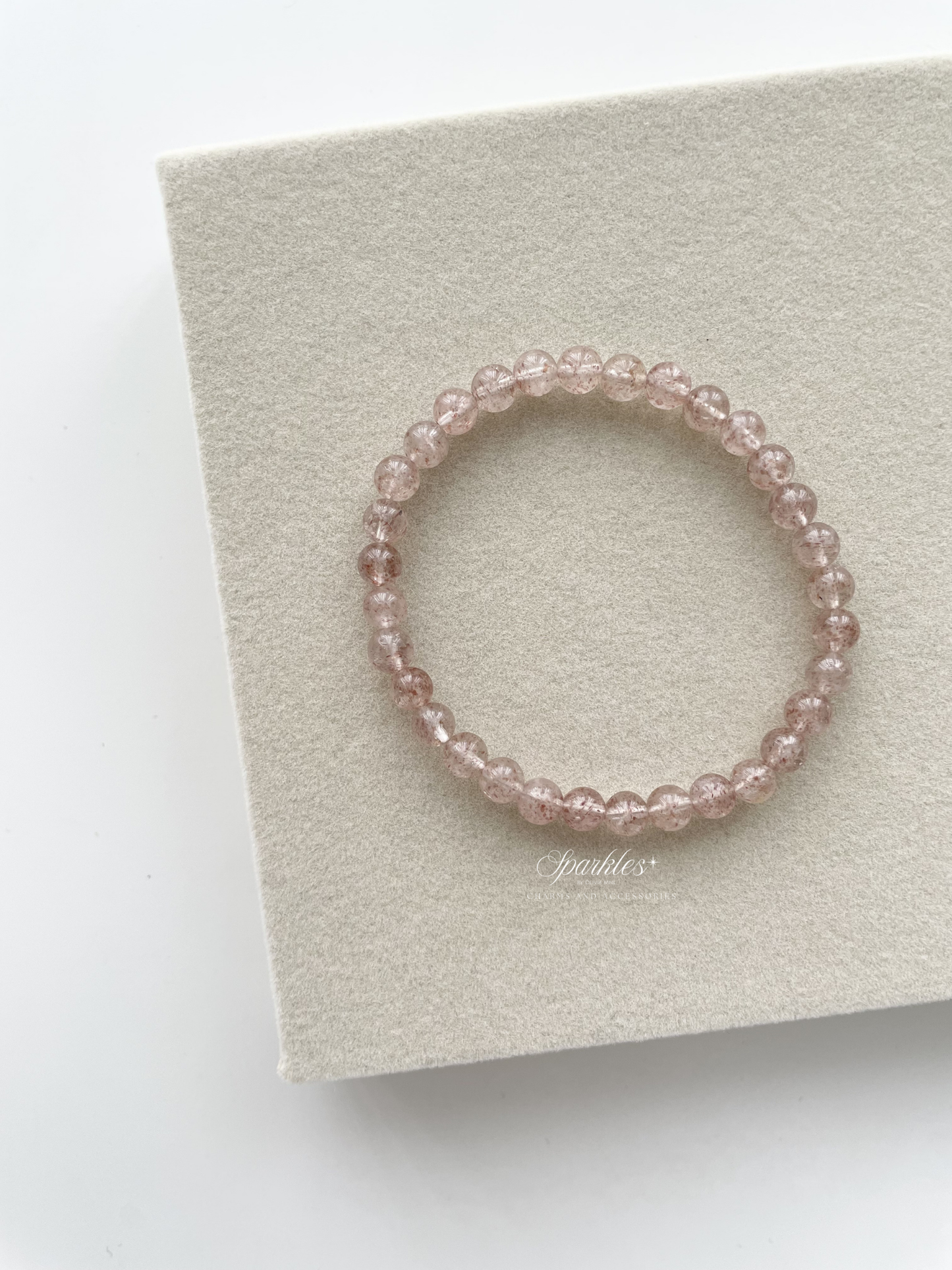 Sel38 Strawberry Quartz Stones with Sizes