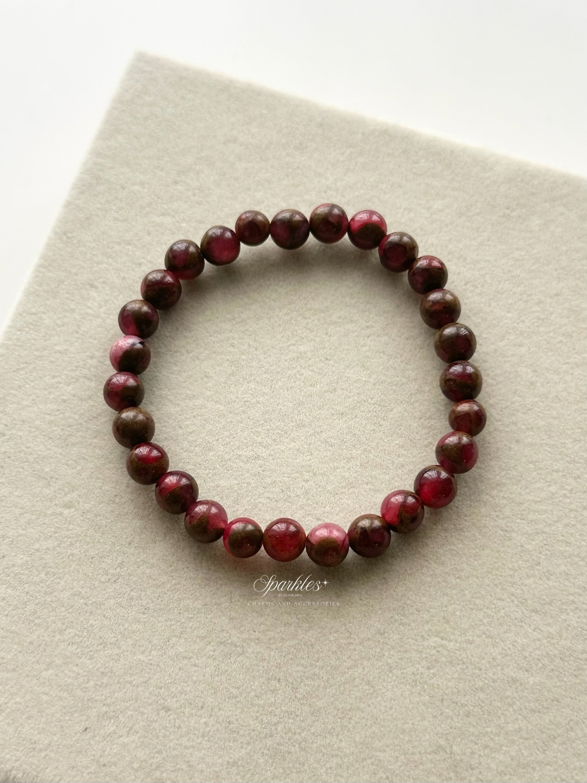Ruby Sapphire Stone for Ambition & Success SEL Bracelet 6mm sel50