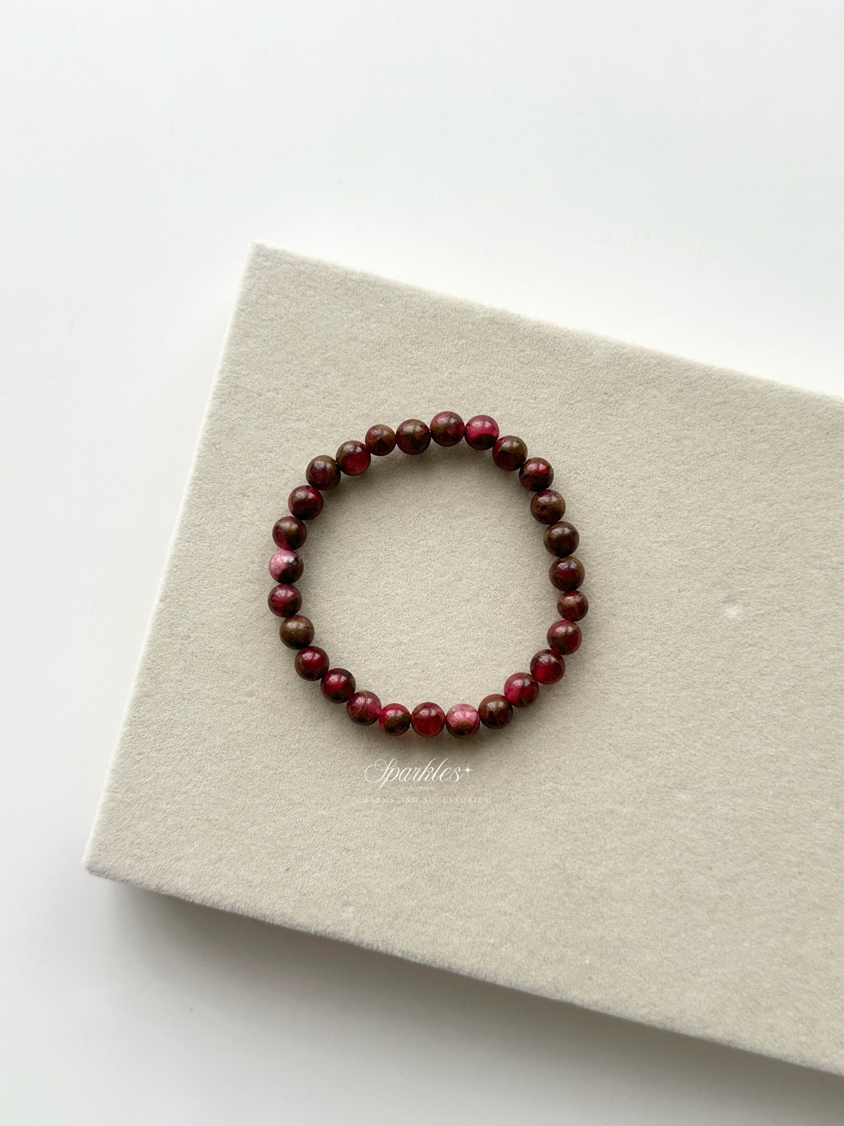 Ruby Sapphire Stone for Ambition & Success SEL Bracelet 6mm sel50