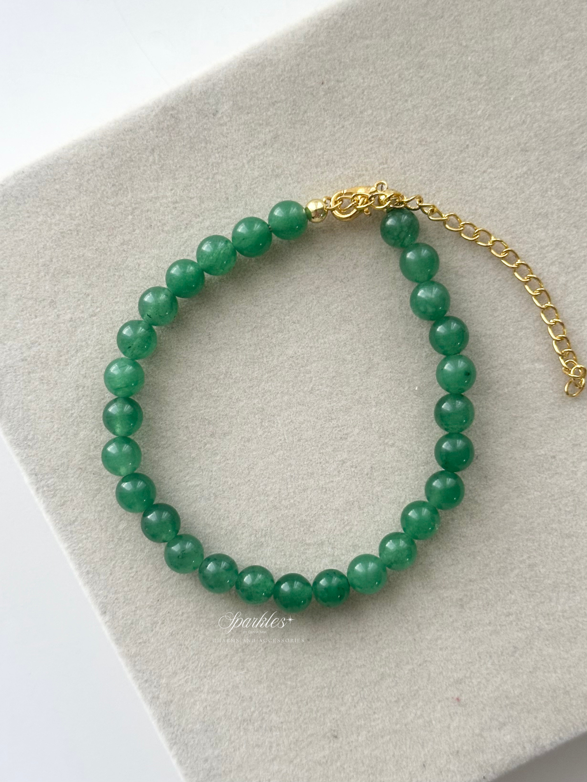 sel51 Dark Aventurine Bracelet with Extender