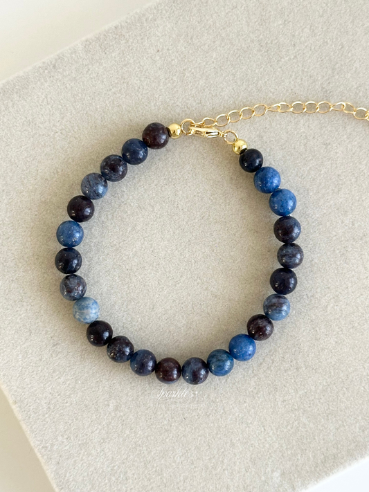 sel56 Blue Opal Bracelet with Extender