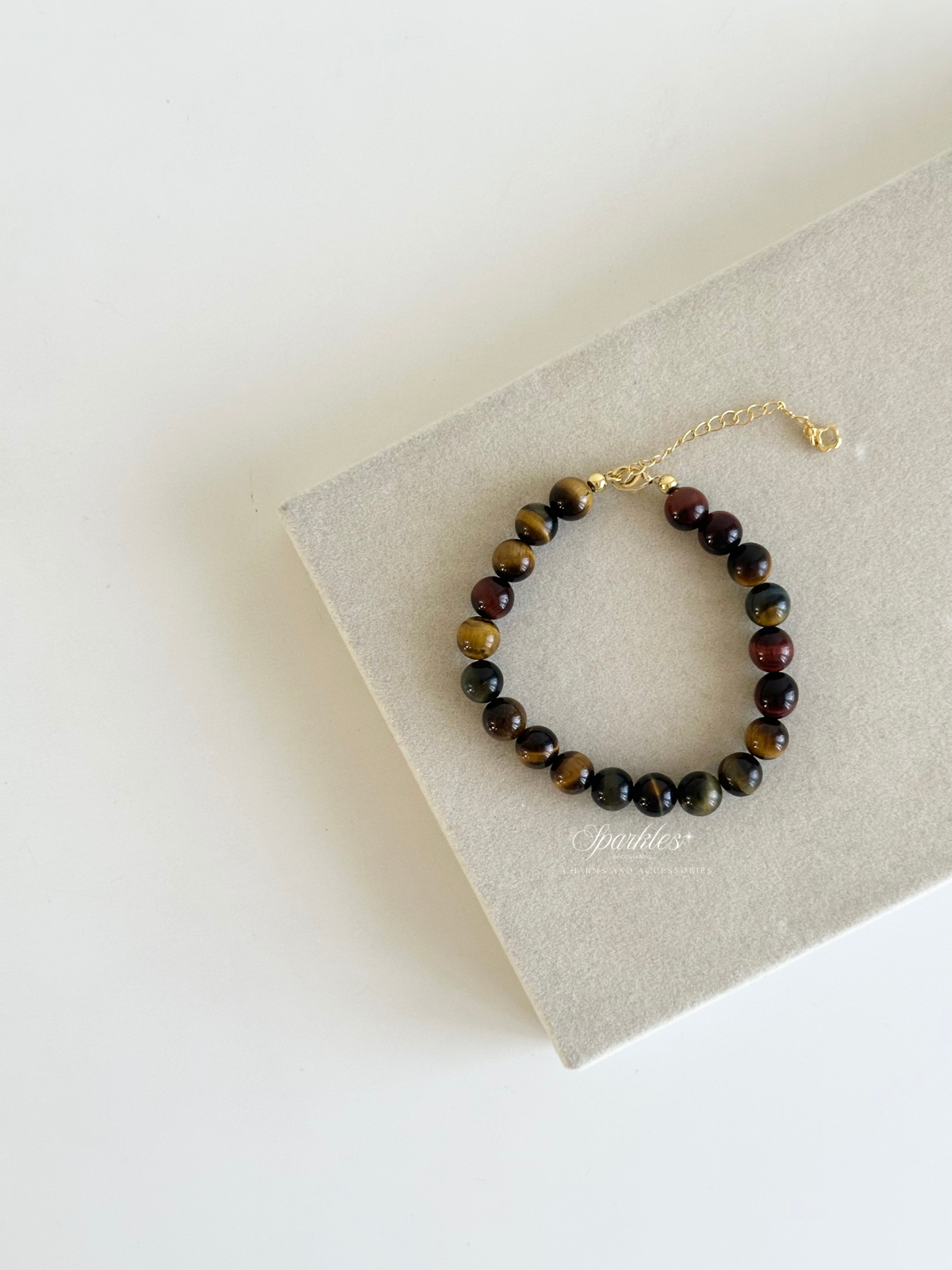 Sel58 Mixed Tiger'S Eye Bracelet with Extender