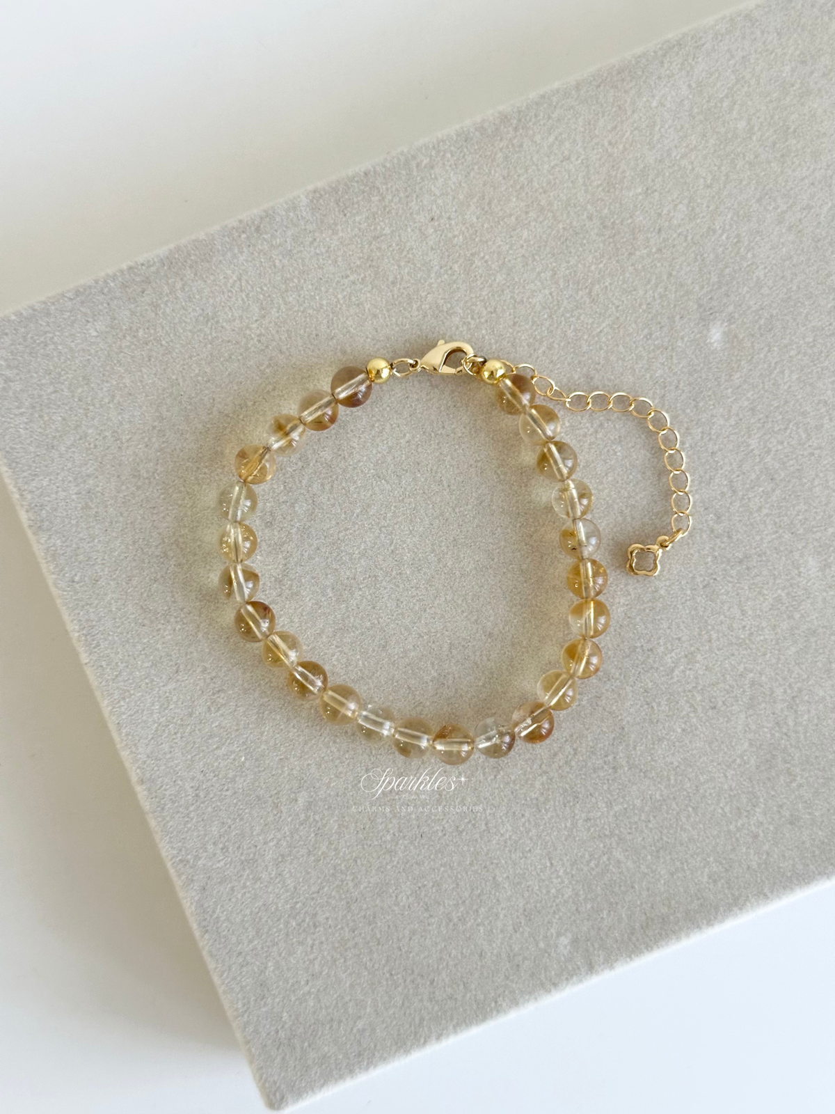 sel63 Premium Citrine Bracelet with Extender