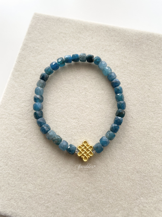 SelMystic Blue Apatite Bracelet with Sizes