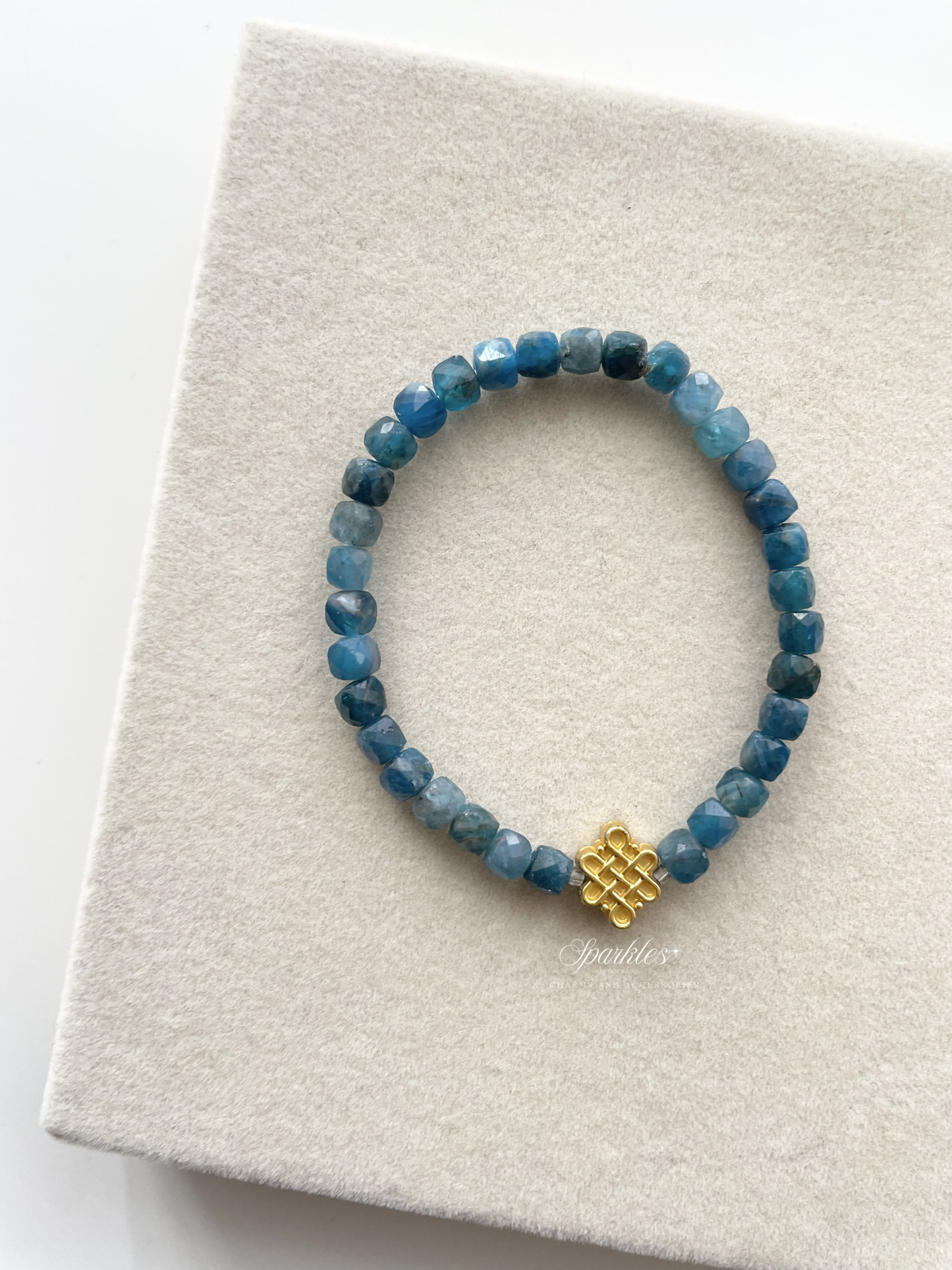 SelMystic Blue Apatite Bracelet with Sizes