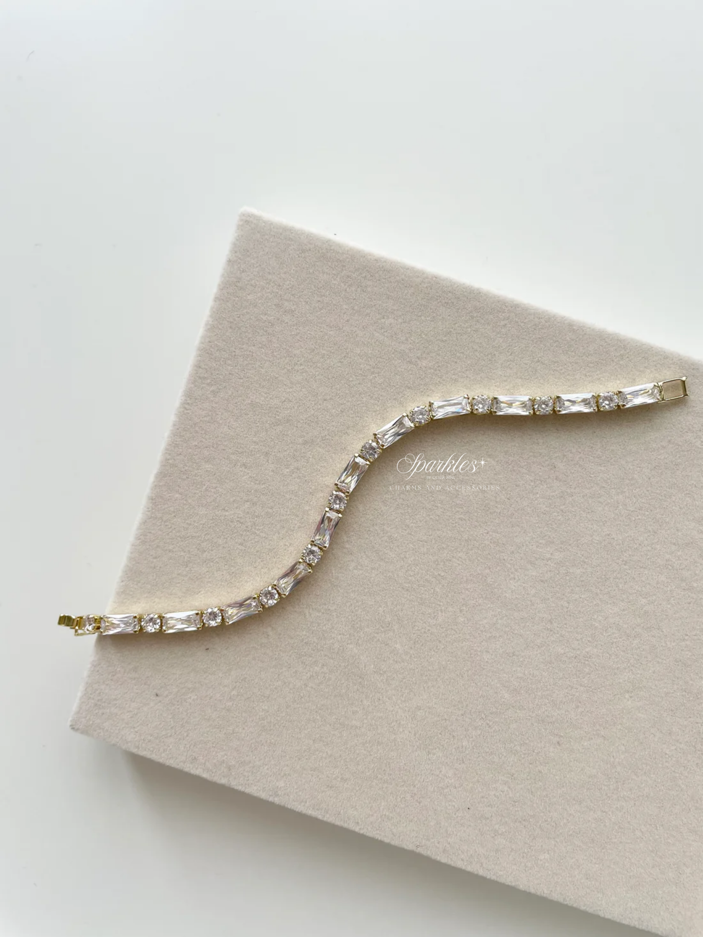 tennisA1 Large tennis bracelet 16cm