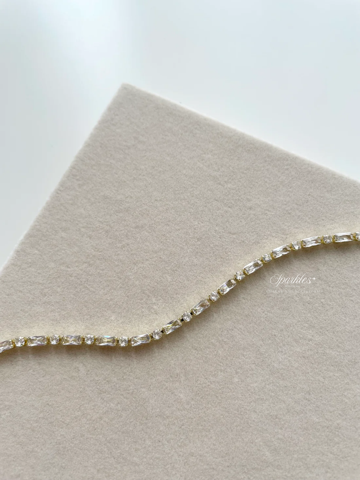 tennisA3 Small tennis bracelet 16cm