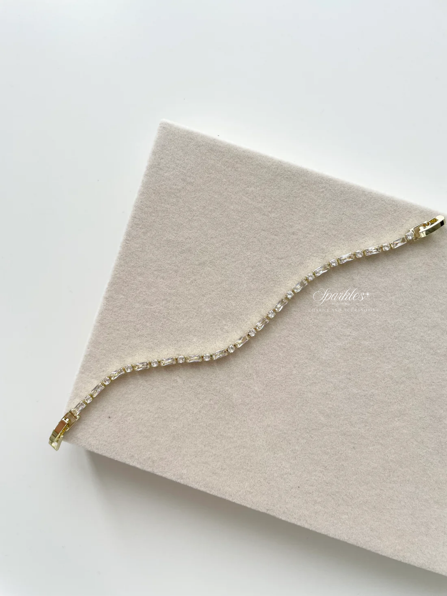 tennisA3 Small tennis bracelet 16cm