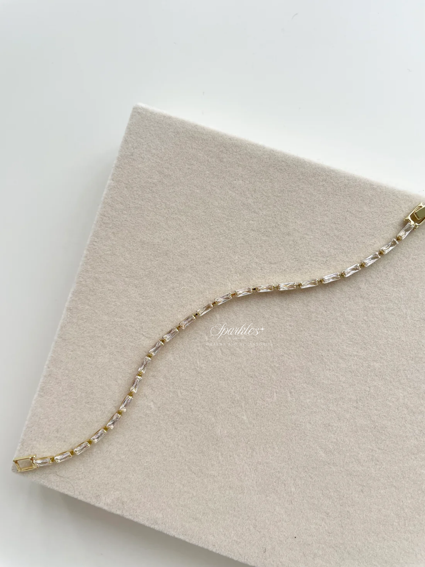 tennisB2 Small tennis bracelet 16cm