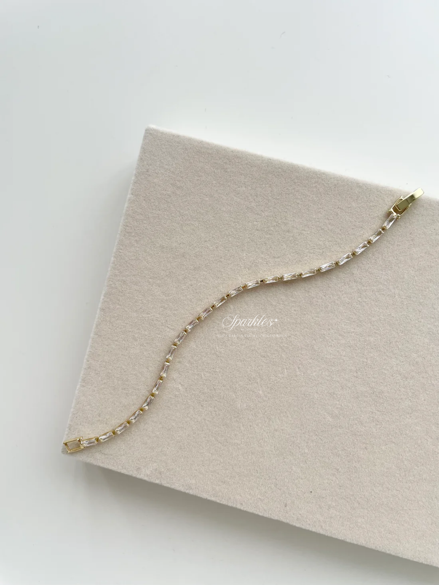 tennisB2 Small tennis bracelet 16cm