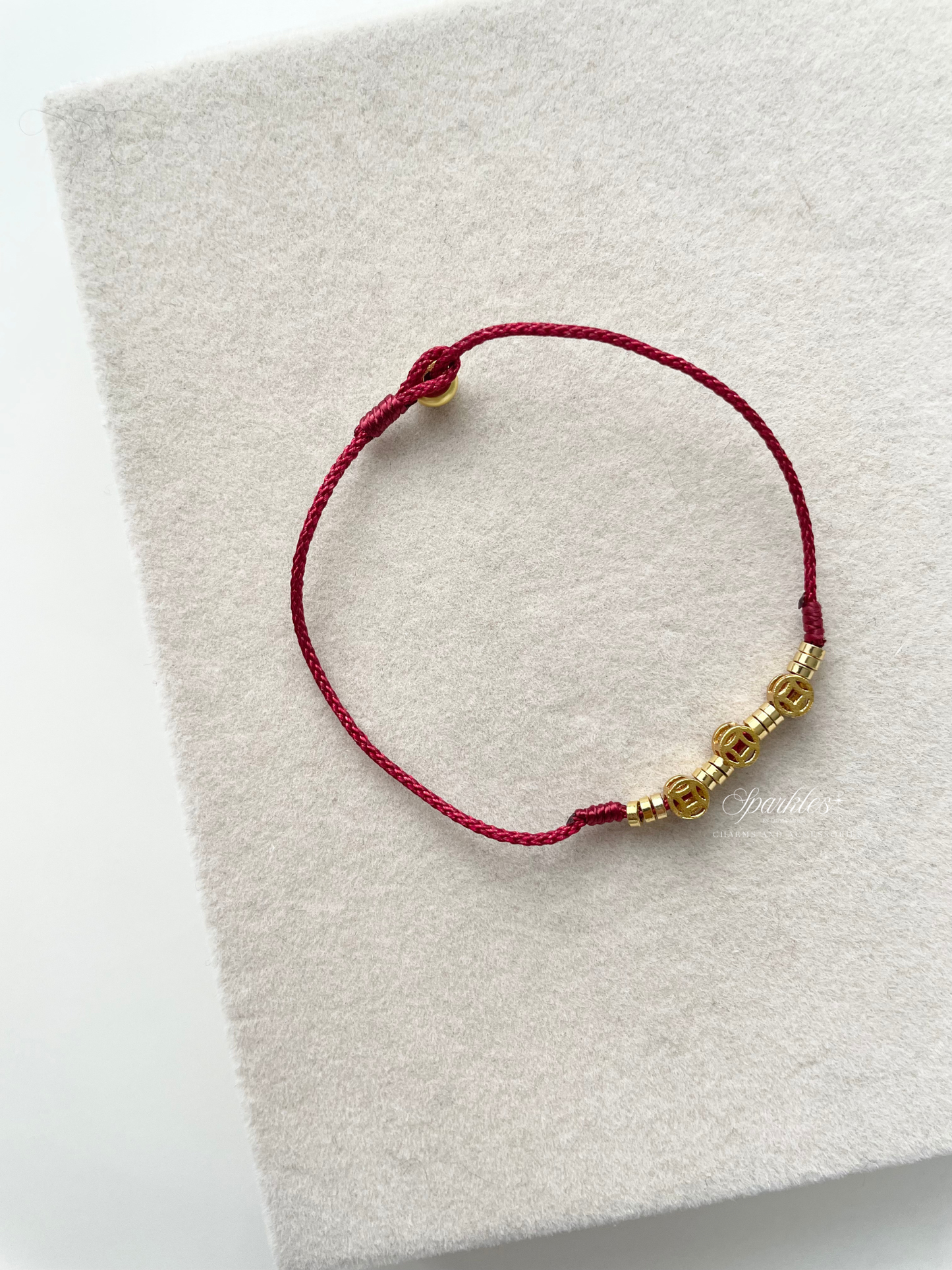 Wealthy2026 Red String Bracelet with Sizes