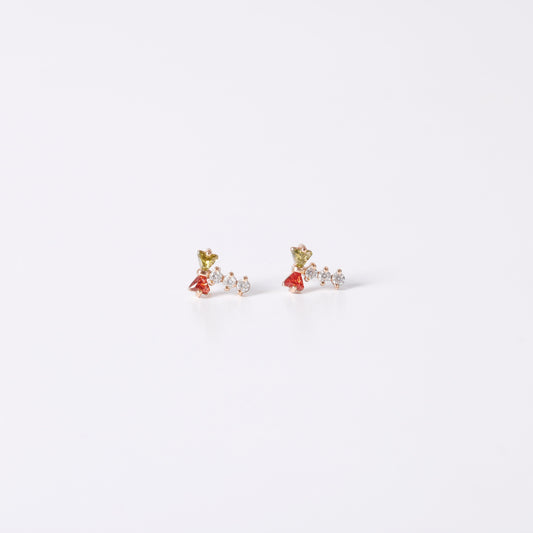 Ribbon Stud Earrings